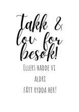 Last inn bildet i Galleri-visningsprogrammet, Panikkryddeplakat
